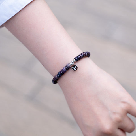 The Sugilite Silver Bracelet