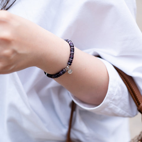 The Sugilite Silver Bracelet