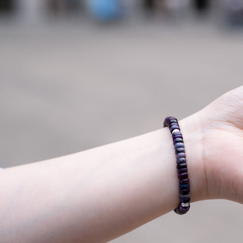 The Sugilite Silver Bracelet