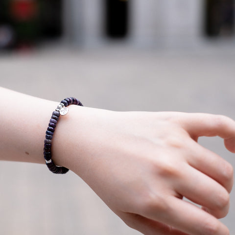 The Sugilite Silver Bracelet