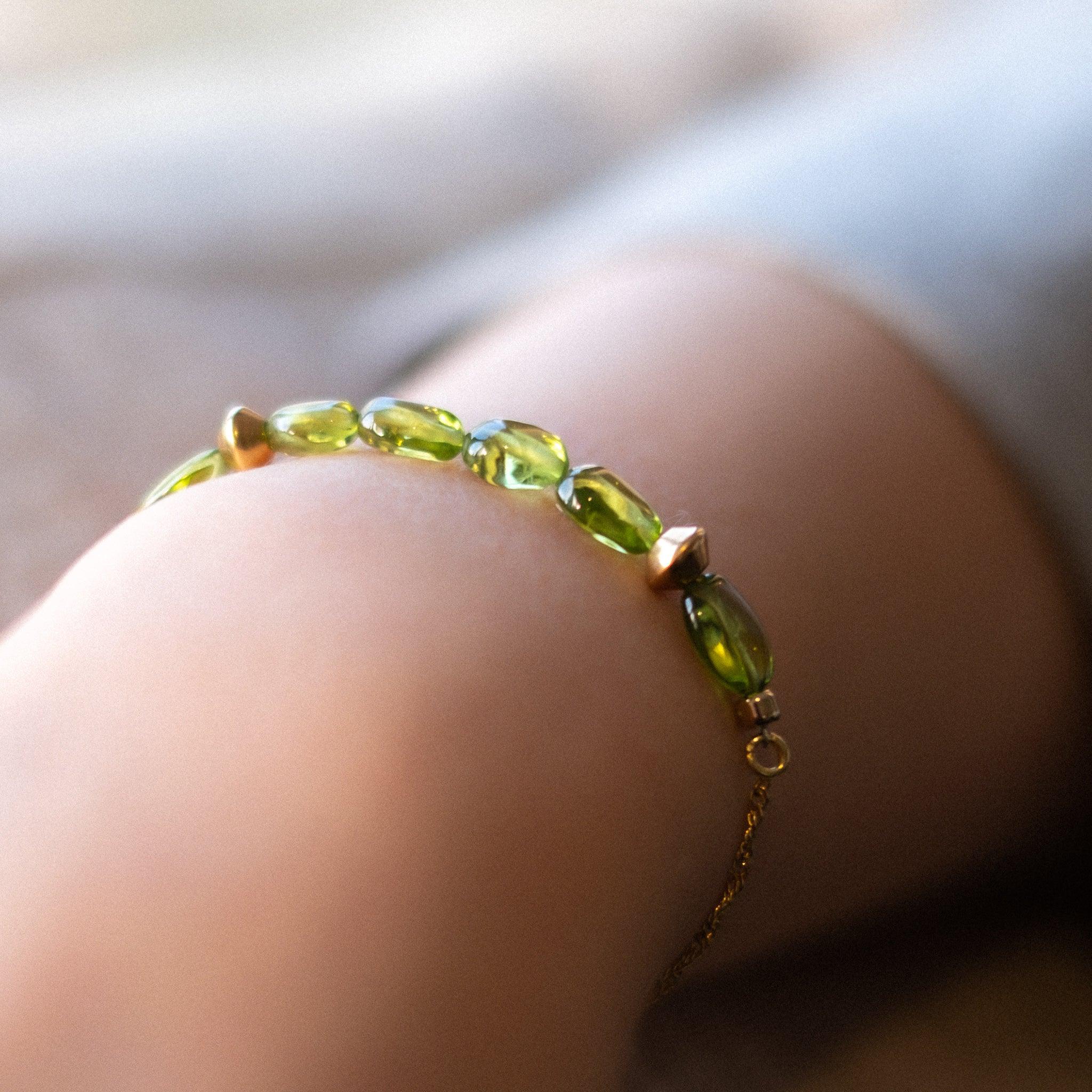 Olive - Peridot Bracelet