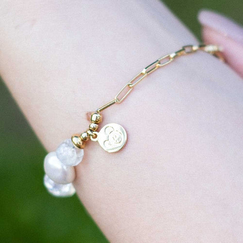 Star Series - Pearl Moonstone Bracelet