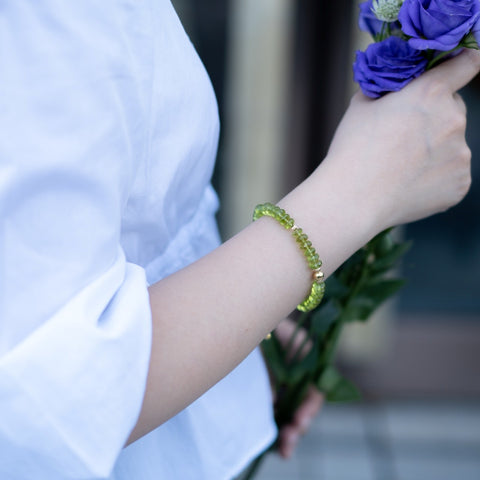 The Gold Olive - Peridot Bracelet