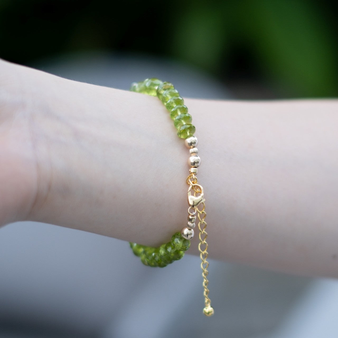 The Gold Olive - Peridot Bracelet